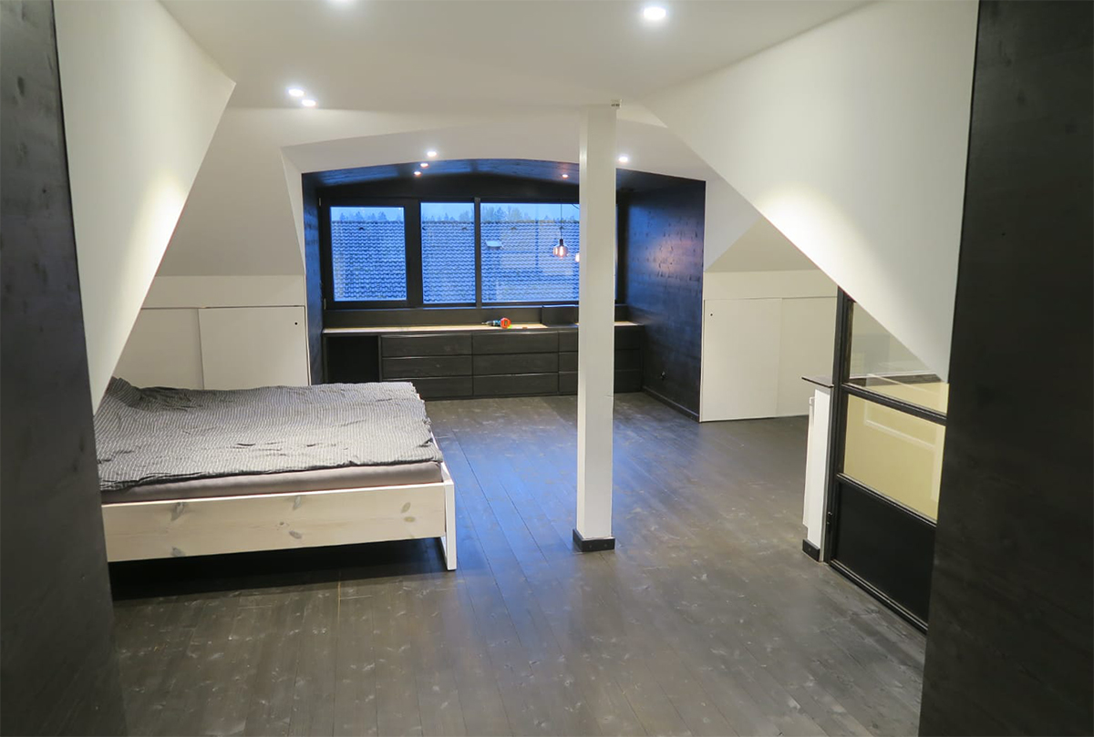 Dachgaube im Bau von Holzbau Bosch