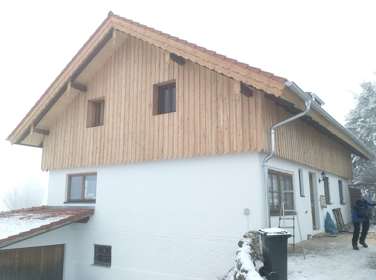 Fertiggestelltes Dach nach der Sanierung
