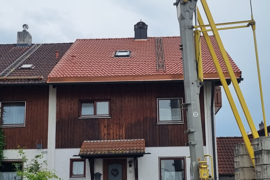 Referenzprojekt Dachsanierung von Holzbau Bosch