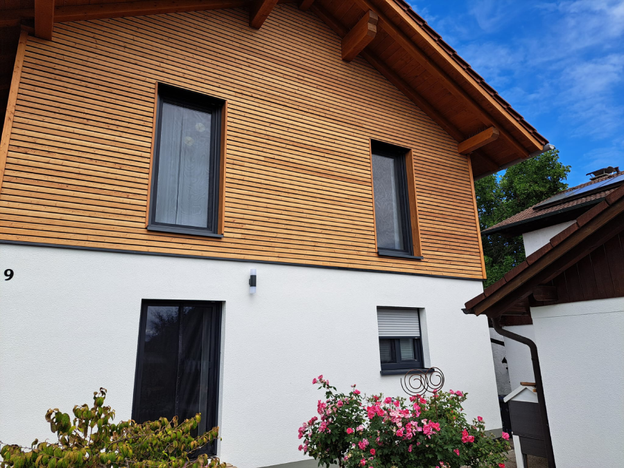 Neubau eines Einfamilienhauses in Holzbauweise von Holzbau Bosch